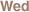 wed